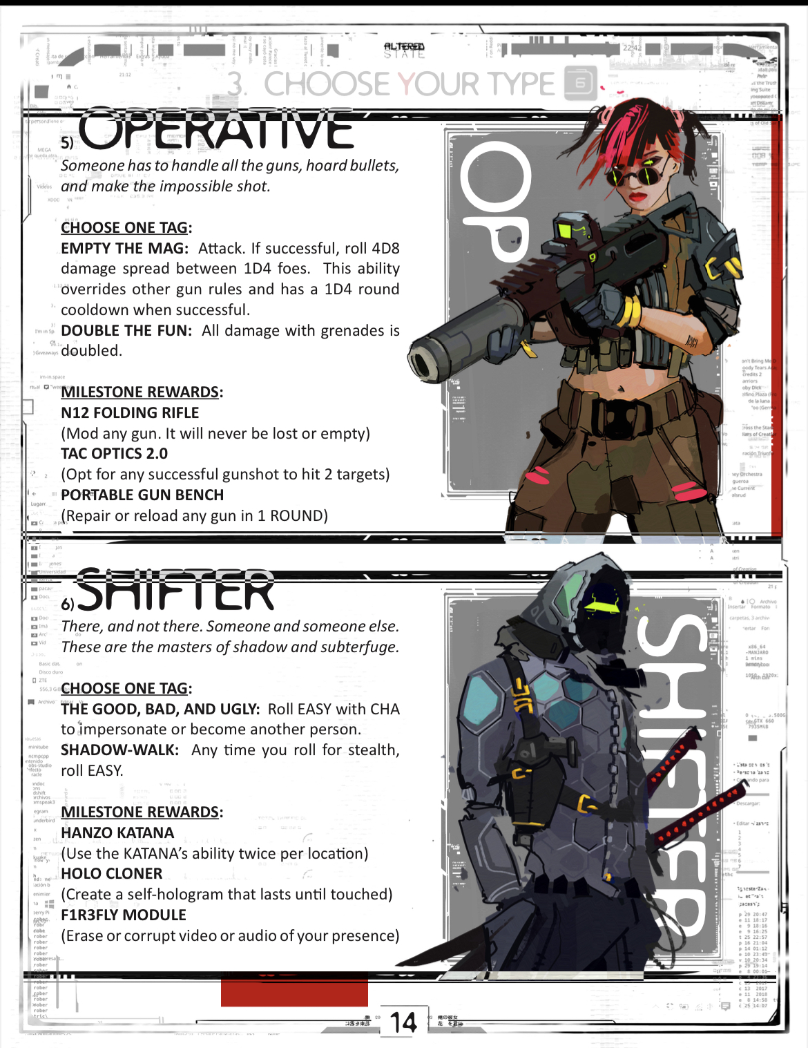 Corrupted Mod characters I made